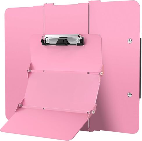 Nursing Clipboard Foldable, Foldable Clipboard w/Nursing Edition Cheat Charts, 3 Layers Aluminum, Nurse Clipboard w/Low Profile Clip&Pen Clip Pocket Clipboard for Students, Nurses and Doctors, Black in Kuwait