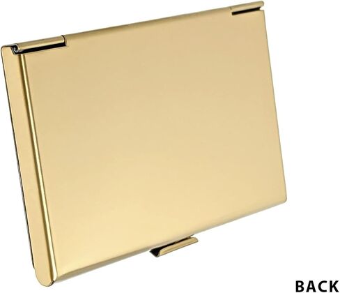 Metal Business Card Holder Laser Engraved with Realtor Logo (Gold) in Kuwait