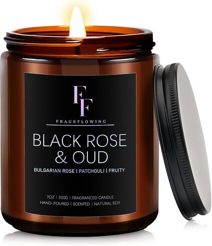 Vanilla Sugar Candles for Home Scented Aromatherapy Candle, Scented Candles Gifts for Women Men, Amber Jar in Saudi Arabia