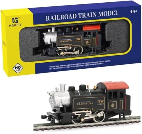 1/87 Model Train Set Narrow Gauge Model Railway Track, Nickel Silver Curved & Turnout Tracks, Perfect for Hobbyists & Train Collectors Premium Gift (96100) in Saudi Arabia