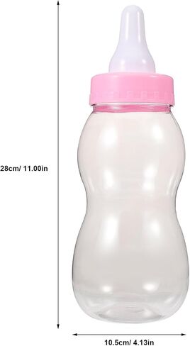 Plastic Baby Bottle Piggy Bank Fillable Bottle Piggy Bank Saving Pot for Baby Shower Party Games Favor in Kuwait