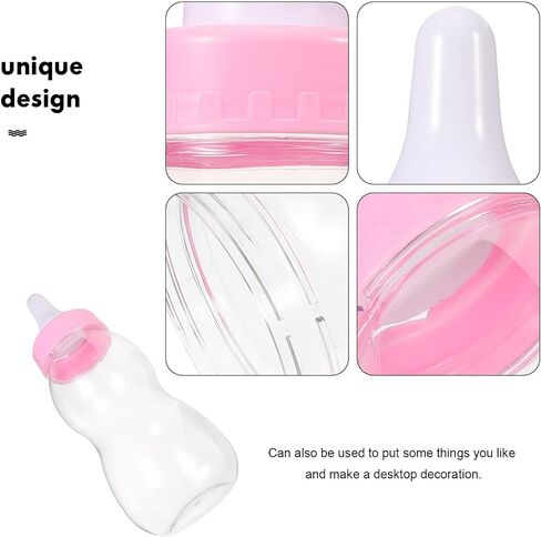 Plastic Baby Bottle Piggy Bank Fillable Bottle Piggy Bank Saving Pot for Baby Shower Party Games Favor in Kuwait