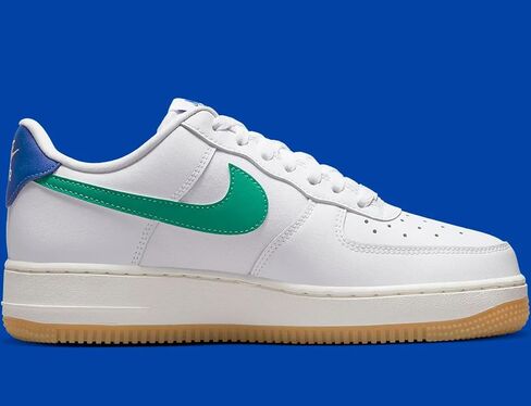 حذاء Nike Air Force 1 Low للسيدات بلون أبيض Game Royal Stadium Green مقاس 6.5 in Saudi Arabia