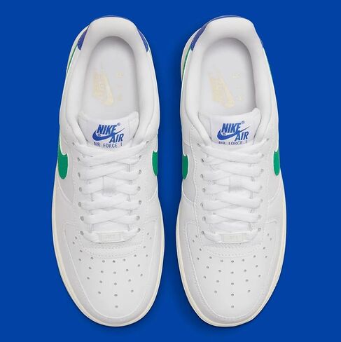 حذاء Nike Air Force 1 Low للسيدات بلون أبيض Game Royal Stadium Green مقاس 6.5 in Saudi Arabia