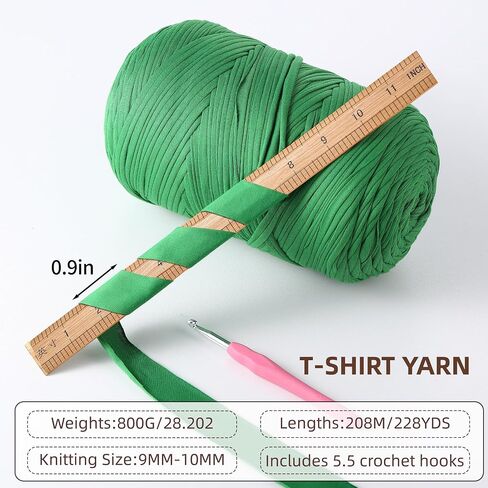 800G（228YDS） T-Shirt Yarn, Elastic Fabric Crochet Cloth T- Shirt Yarn, Thick Hand Knitting Yarns for Crocheting Bags/Rugs/Baskets/Craft Project/Home Decor, DIY Crafts (Modern, Light Purple) in Saudi Arabia
