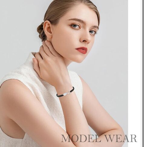 Infinity Heart Urn Bracelet for Ashes Paw Print Cremation Jewelry Stainless Steel Adjustable Braided Rope Bangle Bracelets Keepsake Memorial Jewelry for Loved Ones with Fill Tool in Kuwait