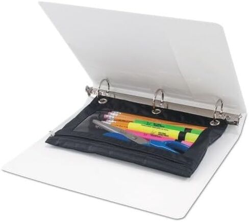 (50 Pack) 2 Inch Binders 3 Ring Hardcover Binders in Bulk with Clear View Cover, Pockets for Classroom, Office, Portfolios | Bulk School, Teacher, Office Supplies (White Only Pack) in Saudi Arabia