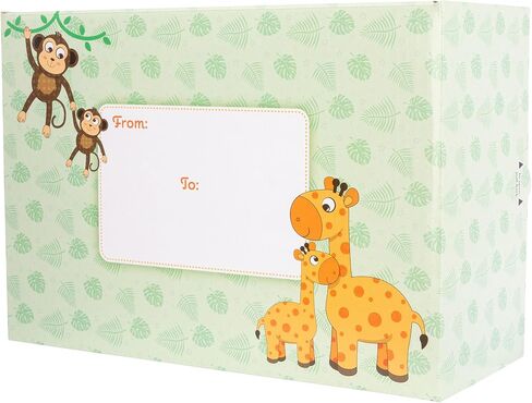 Decorative Shipping Boxes Decorated Gift Boxes For Mailing Birthday Gifts & Holiday Presents, 6 Pack of Everyday Shipping Boxes, Multiple Sizes and Designs, Baby Animals, Medium in Kuwait