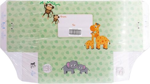 Decorative Shipping Boxes Decorated Gift Boxes For Mailing Birthday Gifts & Holiday Presents, 6 Pack of Everyday Shipping Boxes, Multiple Sizes and Designs, Baby Animals, Medium in Kuwait