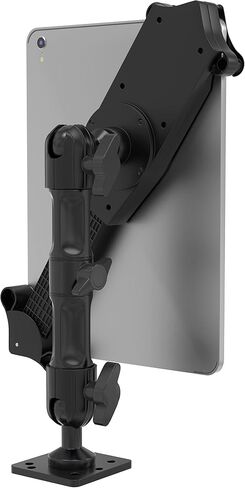 Tabletop Wall Mount – CTA Multi-Mount Carbon Fiber Support Arm for iPad 10th Gen 10.9" - iPad 7/8/9 Gen 10.2" - iPad Pro 12.9" - iPad Air 3 - Surface Pro 4 - Galaxy Tab S3 & More - Black (AUT-VDM) in Saudi Arabia