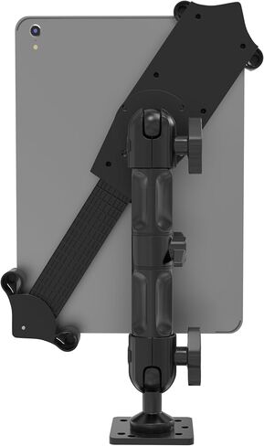 Tabletop Wall Mount – CTA Multi-Mount Carbon Fiber Support Arm for iPad 10th Gen 10.9" - iPad 7/8/9 Gen 10.2" - iPad Pro 12.9" - iPad Air 3 - Surface Pro 4 - Galaxy Tab S3 & More - Black (AUT-VDM) in Saudi Arabia