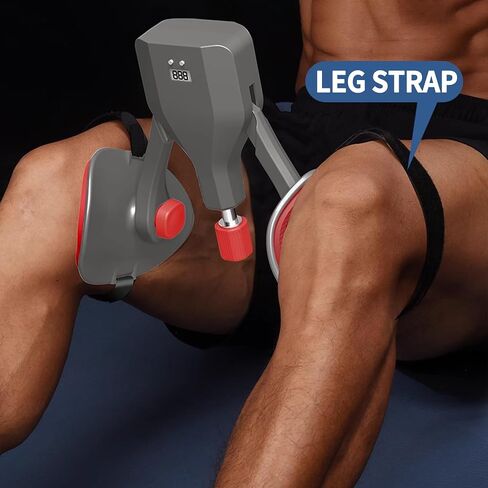 Max Drag 75Lb Thigh Master Black Exercise Equipment Pelvic Floor Muscle Strengthening Trainer Fitness Workout Machine Inner Thigh Exerciser for Pelvic,Glute,Leg,Back Gift for Men Women in Saudi Arabia