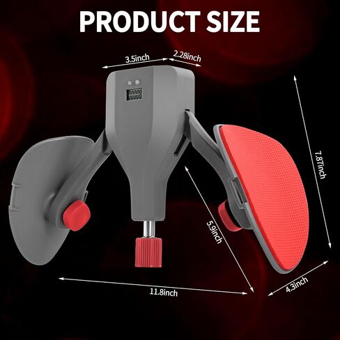 Max Drag 75Lb Thigh Master Black Exercise Equipment Pelvic Floor Muscle Strengthening Trainer Fitness Workout Machine Inner Thigh Exerciser for Pelvic,Glute,Leg,Back Gift for Men Women in Saudi Arabia
