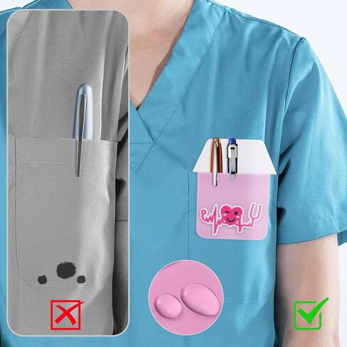 Funny Nurse Retractable Badge Holder Reel Cute,Work Id Card Name Badge Holder Retractable Clip(Pink) in Saudi Arabia
