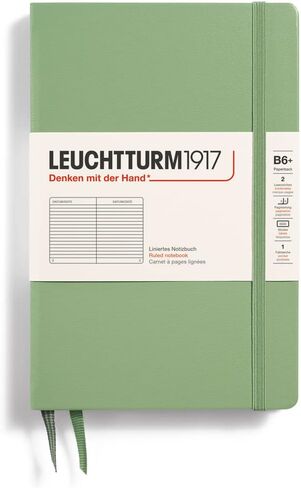 LEUCHTTURM1917 - Notebook Hardcover Paperback B6+ - 219 Numbered Pages for Writing and Journaling (Ink, Ruled) in Saudi Arabia