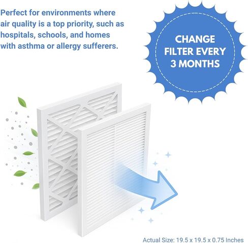 20x20x1 MERV 13 Air Filter 4-Pack in Saudi Arabia
