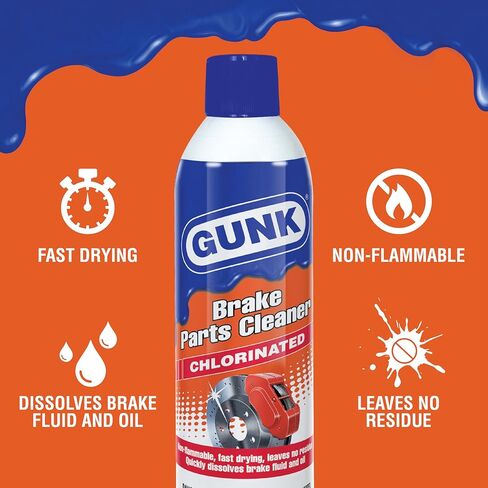 Gunk M720 Chlorinated Brake Parts Cleaner - 19 oz. in Kuwait