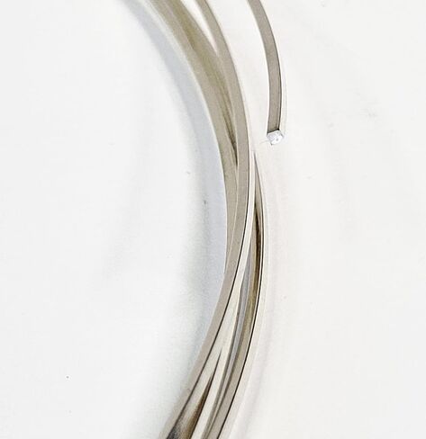 16 مقياسًا ، مربعًا ، نصف هارد ، 925 سلك الفضة الاسترليني - 3 أقدام - لفن المجوهرات من Wizart in Kuwait