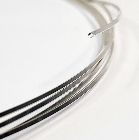 16 مقياسًا ، مربعًا ، نصف هارد ، 925 سلك الفضة الاسترليني - 3 أقدام - لفن المجوهرات من Wizart in Kuwait