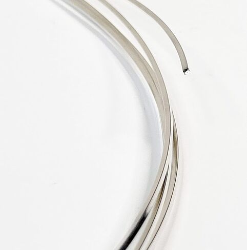 16 مقياسًا ، مربعًا ، نصف هارد ، 925 سلك الفضة الاسترليني - 3 أقدام - لفن المجوهرات من Wizart in Kuwait