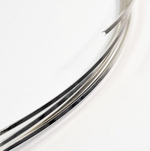 16 مقياسًا ، مربعًا ، نصف هارد ، 925 سلك الفضة الاسترليني - 3 أقدام - لفن المجوهرات من Wizart in Kuwait