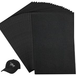 30 Pcs 3mm Thick Embroidery Foam 6 x 9 Inch EVA Foam Sheets High Density 3D Embroidery Craft Foam for 3D Embroidery Arts Crafts DIY Projects Hand Sewing Quilting Hats Cosplay Costumes