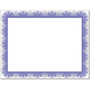 Red Spiral Laser & Inkjet Certificate Border Paper, 100 pack