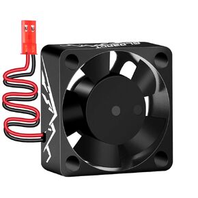 GLOBACT Motor Cooling Fan 30mm RC Fan Heatsink 28000RPM Brushless ESC Cooling Fan for RC Car 1/8 1/10 1/12 Scale 540 550 Brushless Motor Upgrade Parts (Black)