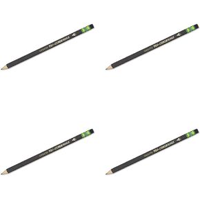 Dixon Tri-Conderoga Triangular #2 Pencils, Wood-Cased, Black, Pack of 12 (22500), 4 Packs