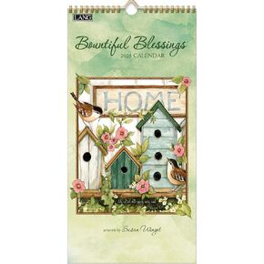 Lang Companies, Bountiful Blessings 2026 Vertical Wall Calendar, 3.63'' X 6.5'', 12-Month Calendar with Stapled Binding