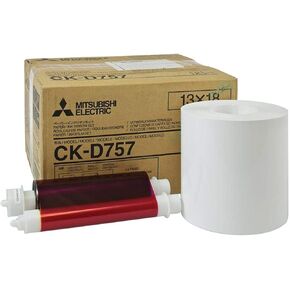 Mitsubishi 5x7" Media and Ribbons for D70 Series Dye Sub Printers, 2x 230 Roll (460 Prints)