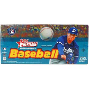 2024 Topps Heritage High Disball Hobby Trading Box (توقيع واحد أو بطاقة بقايا لكل مربع هواية)