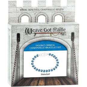 Snowball Double Orbital Chain Maille Bracelet Kit