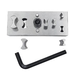 Jewelry Chain Shape Disc Cutter with Set of 6 Punches - Size 5mm to 12mm