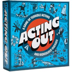 DSS Games Acting Out [Fun Charades & Guessing Card Game for Kids, Tweens, & Adults | 200 Hilarious Card Prompts | Perfect for Family Game Night, Gifts, Reunions, Groups, Parties | Ages 12 and Up]