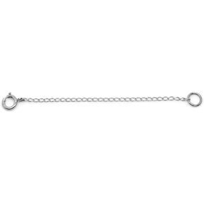 14K White Gold Chain Extender, 2" or 3" Length Priced Individually Findings (2 inches)
