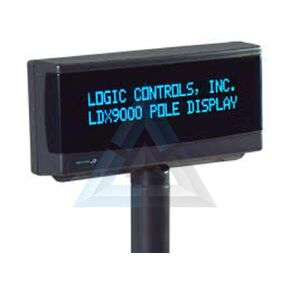Bematech LDX9000UP-GY Pole Display, Replaces LD9000UP-GY, 2 x 20 Line, USB, Port Powered, 9.5 mm, Dark Gray