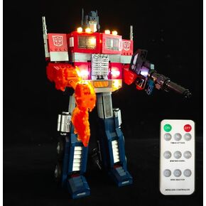 LED Light Kit for Lego 10302 Optimus-Prime USB Connecting Lighting Set Compatible with Lego 10302(Lights Only, No Lego Models) (RC)