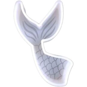 Mermaid Tail Silicone Mold | Size 2.75" Wide x 4.75" Long | Mermaid Tail Mold | Small Mermaid Tail Design for Freshie, Soap, Resin, Candles