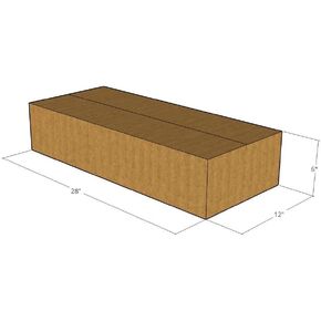 28" x 12" x 6" Corrugated Boxes 32 ECT (Pack of 5-28x12x6) | Quality Moving Boxes. Great for Shipping Boxes for Business, Office or Home.