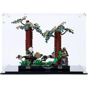 Acrylic Display Case for Lego Star Wars Endor Speeder Chase Diorama 75353, Dust-Proof Display Box for Lego 75353, Size: 12.2x7.87x8.27 inch (NOT Included The Model)
