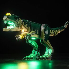 LED Light Kit Compatible with Lego 3-in-1 T. rex - No Models Only Light, Creative Lighting Set Accessories Compatible with Lego T. rex 31151 Set