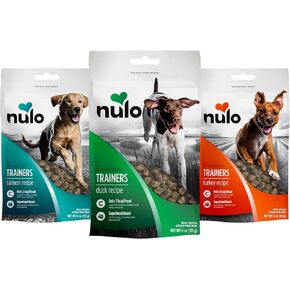 Nulo Trainers Salmon Recipe Grain-Free Low-Calorie Healthy Dog & Puppy Training Treats, 4 Ounce Pouch