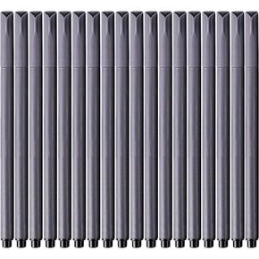 iBayam Black Drawing Pens, 18 Pack Black Ink Pens for Writing, Drawing, Sketching or Journaling, School Supplies, Office Supplies