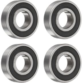 10 قطع 6003-2RS محامل كروية ذات أخدود عميق - [10 × 35 × 17 مم، أختام مطاطية مزدوجة] محمل فولاذي من الكروم للمحركات وعلب التروس للسيارات التي تعمل بالتحكم عن بعد | P6 (ABEC3) in Kuwait