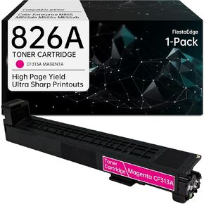 826A CF313A Magenta Toner Cartridge Replacement for HP 826A CF313A for Color Enterprise M855 M855dn M855x M855xh Printer Toner - 1 Pack CF313A Magenta