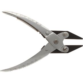 The Beadsmith Flat Nose Parallel Plier - 5.5 inches (140mm), Steel tool for jewelry making, with spring