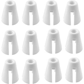 RUIAN Coil Claw Thread Spool White Plastic Cone Holder Sewing Accessories DIY Decoration for Janome 644D/744D Overlocker Serger Sewing, 12pcs