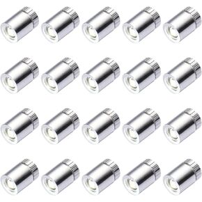 20pcs LED LED LIGHT (أبيض دافئ) ، ضوء LED صغير لحرف الدمية ، الأضواء المصغرة للزينة