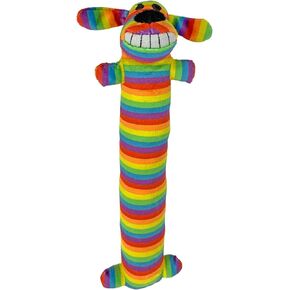 Multipet Loofa Dog Rainbow 12" Seasonal Pet Toy